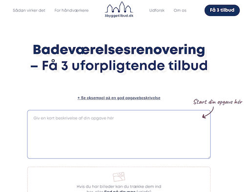 Få 3 tilbud på badeværelsesrenovering